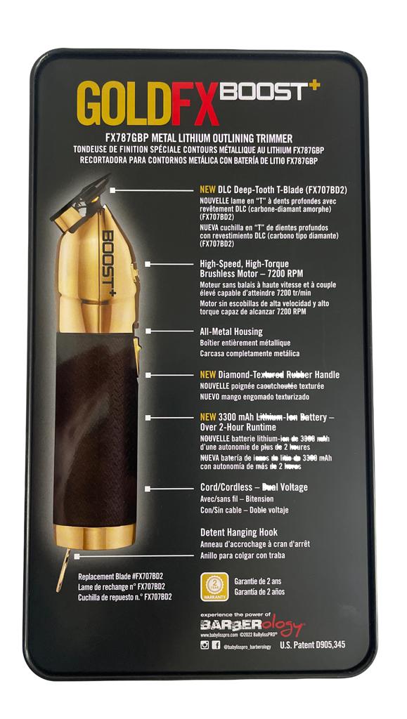 BABYLISS PRO TRIMMER GOLD FX BOOST #FX787GBP ( 074108457134