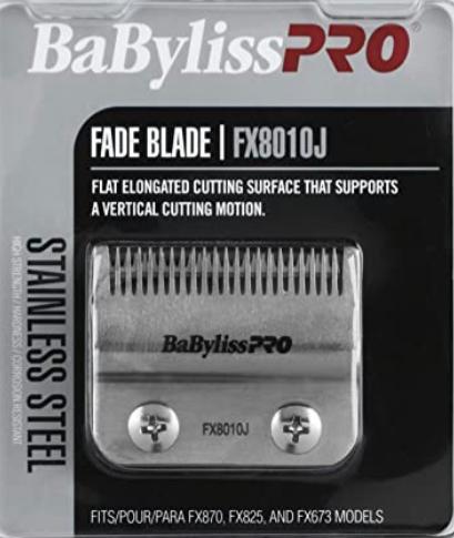 BABFX8010J-BABYLISS PRO BLADE CLIPPER FADE STAINLESS STEEL #FX8010J(074108449092)