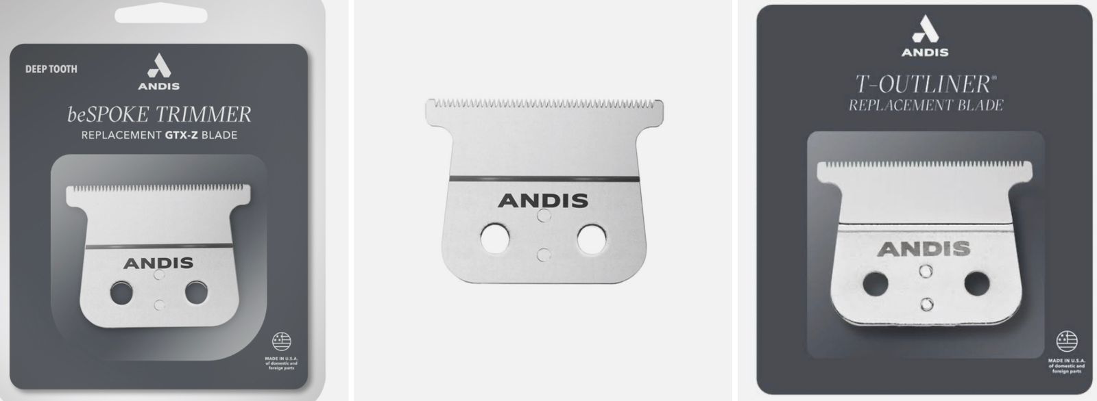 AND560149-ANDIS BLADE BESPOKE TRIMMER REPLACEMENT GTX-Z DEEP TOOTH #560149(040102003653)