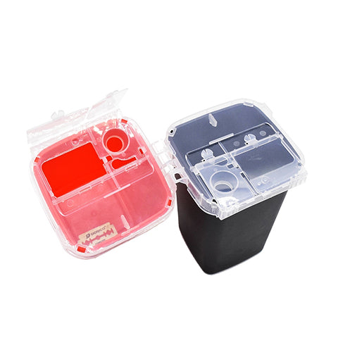 SALON RAZOR DISPOSAL JAR Q-115 RED