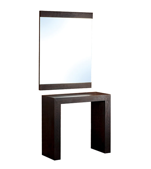WOODEN SINGLE SIDED MIRROR WITH DESK SU-1017